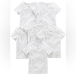 NWT Simple Joys by Carter's Unisex Babies' Short-Sleeve Shirt, 6 Pk, Size 3-6 mo
